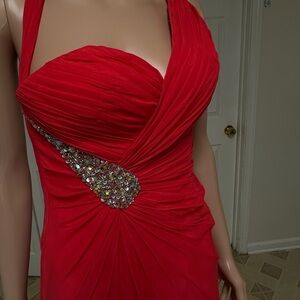 Dancing Queen One Shoulder Red Dress